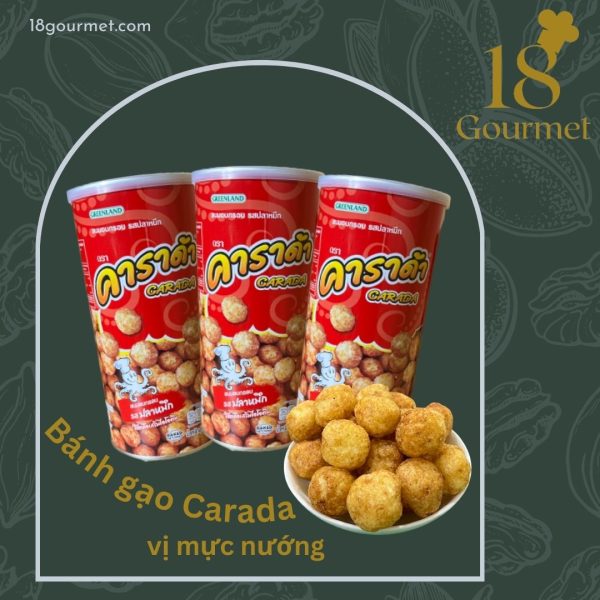 Bánh gạo Carada - vị mực nướng