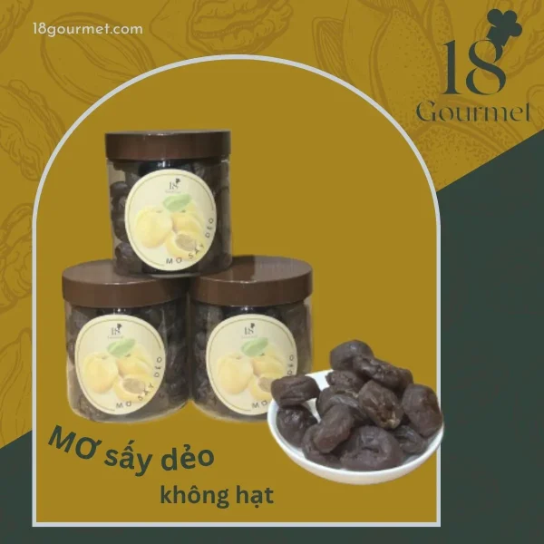 Mơ sấy dẻo không hạt